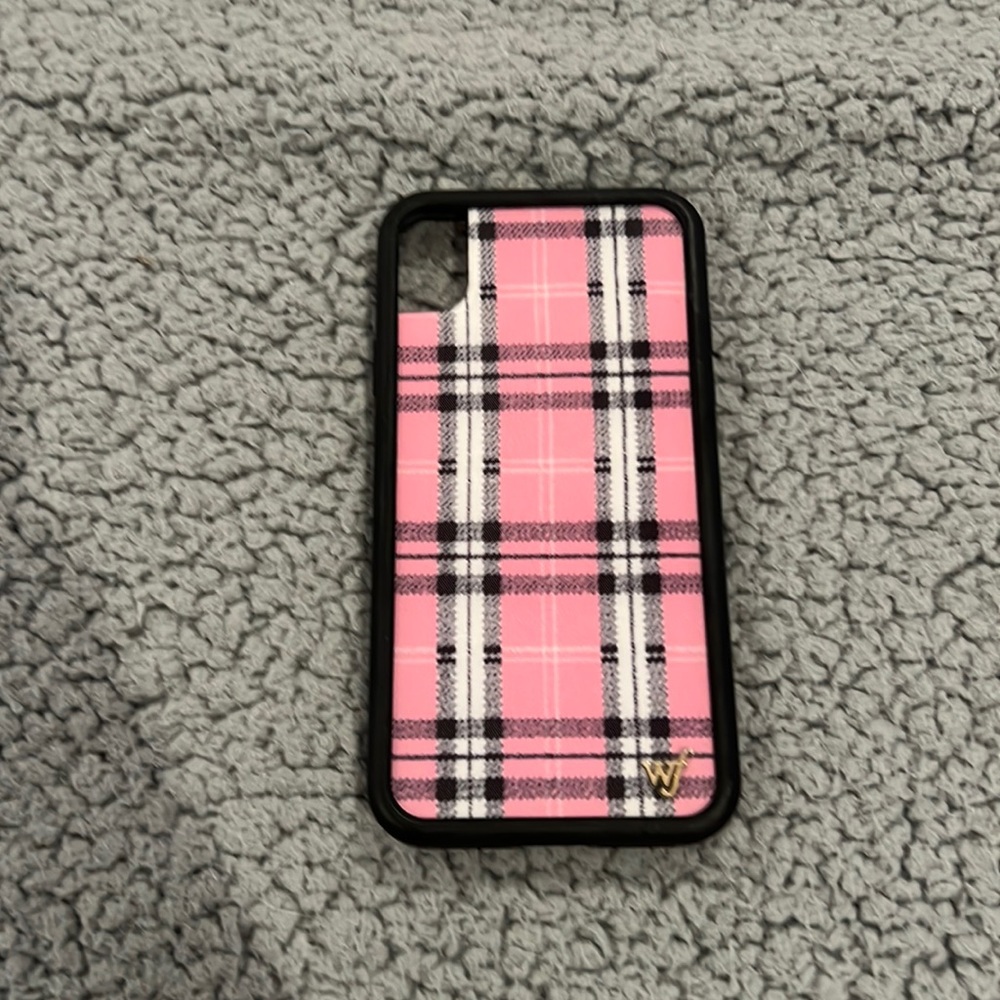 pink wildflower phone case XR
